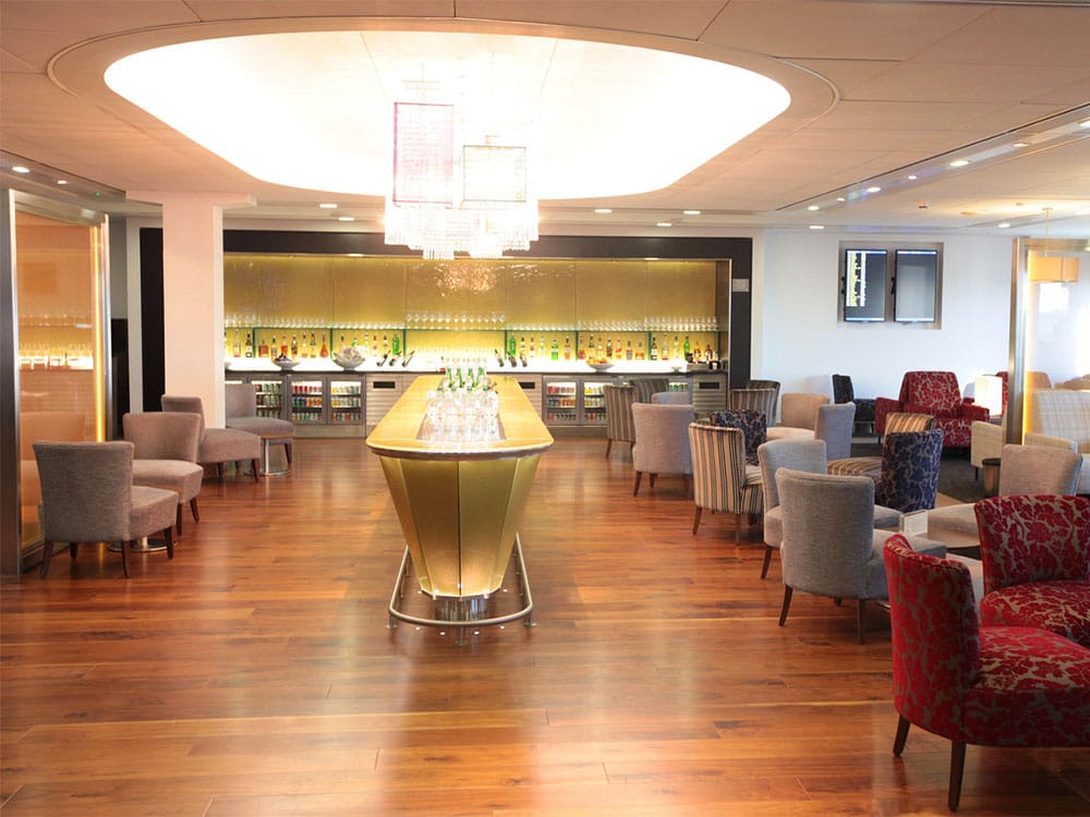 British Airways lounge at London-Heathrow Airport