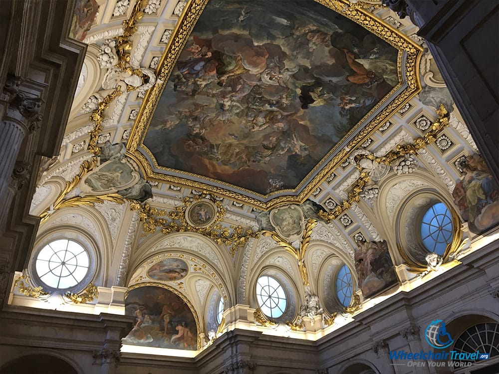 Ceiling frescoes painted by Corrado Giaquinto