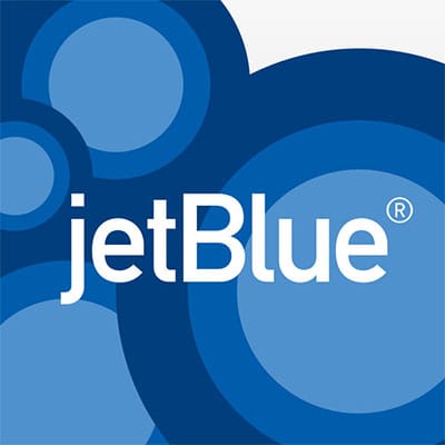 JetBlue Airways logo on blue circle background