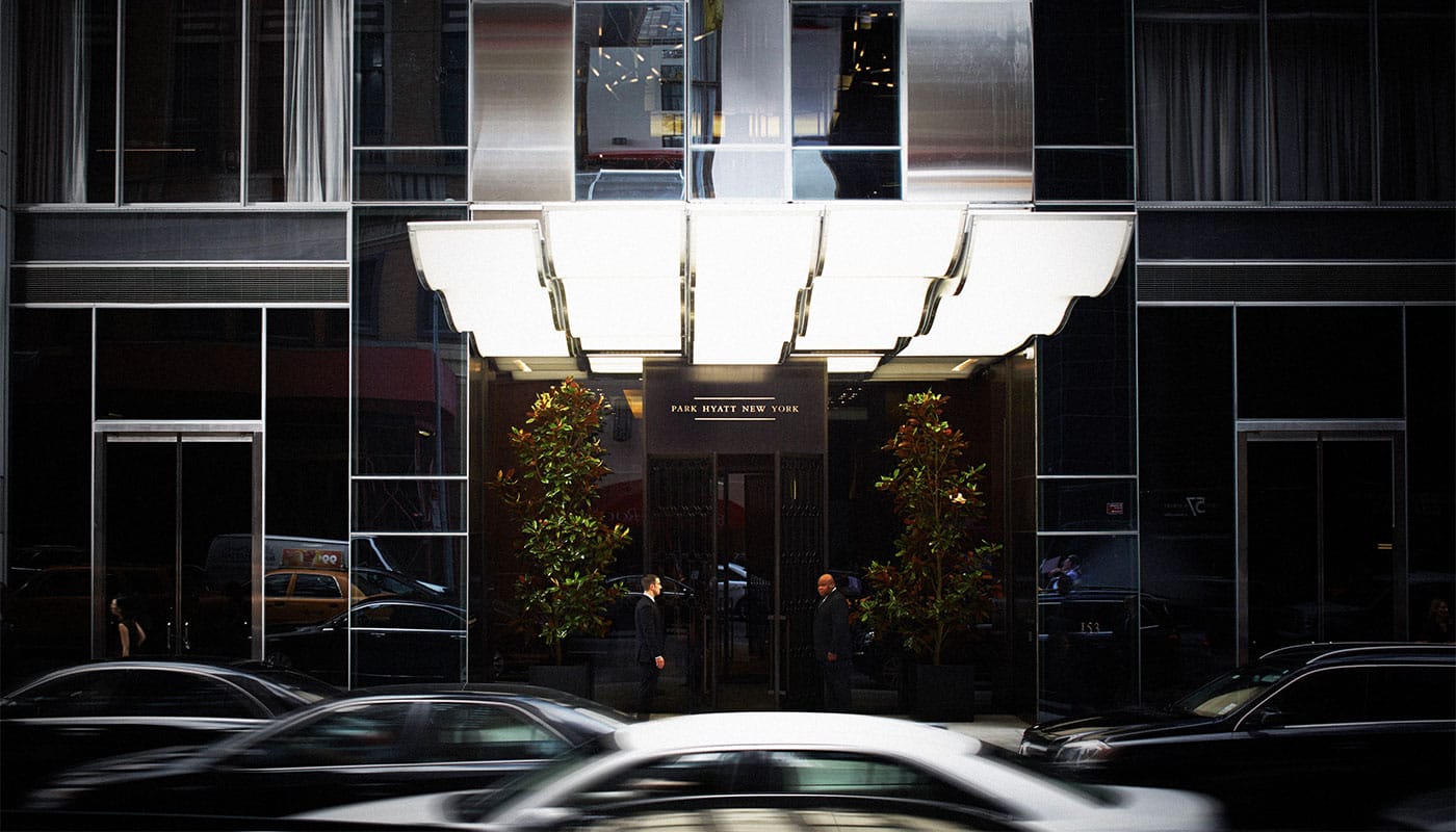 Park Hyatt New York building entrance