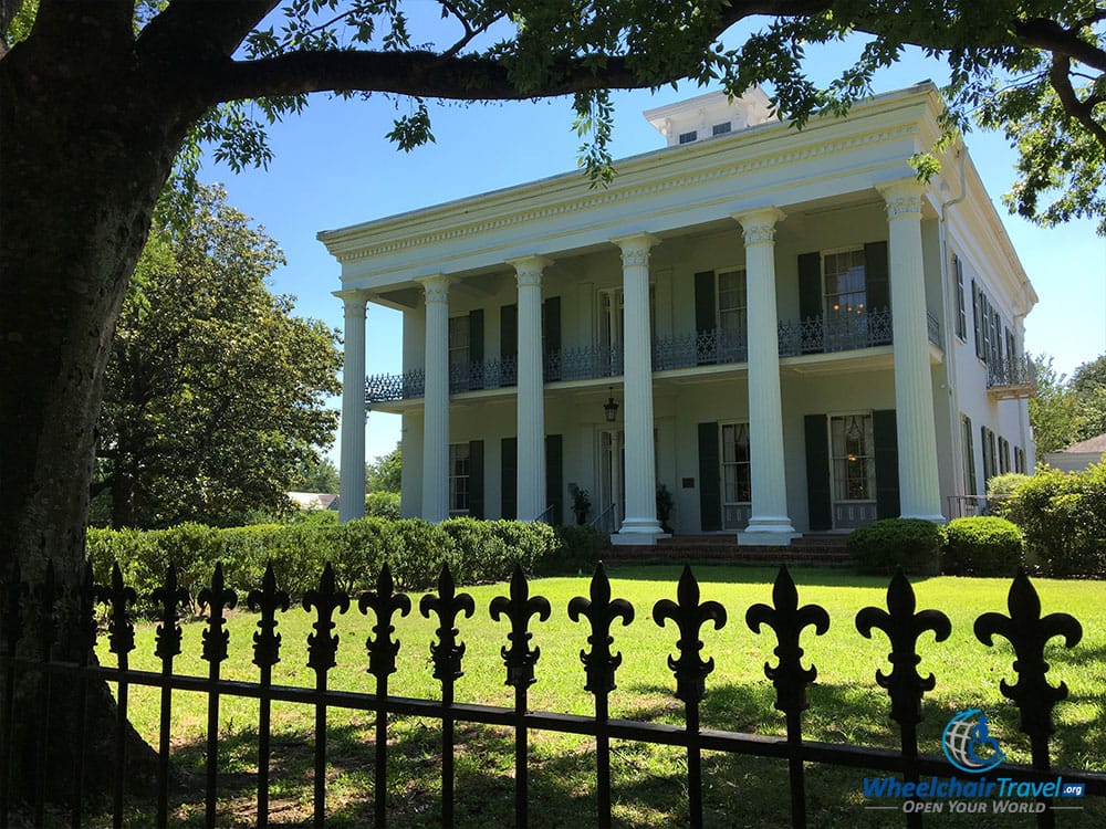 Sturdivant Hall, the largest home in wheelchair accessible Selma, Alabama