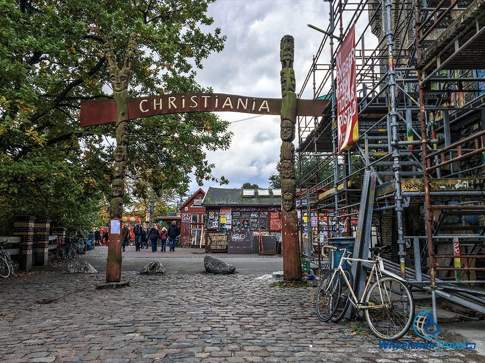 Entrance to Freetown Christiania.