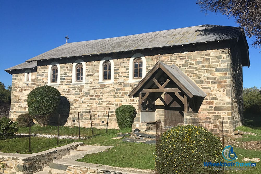 This church was abandoned after it was used to house lepers.