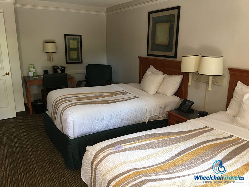 Guest room with two double beds at La Quinta Inn Tallahassee North.