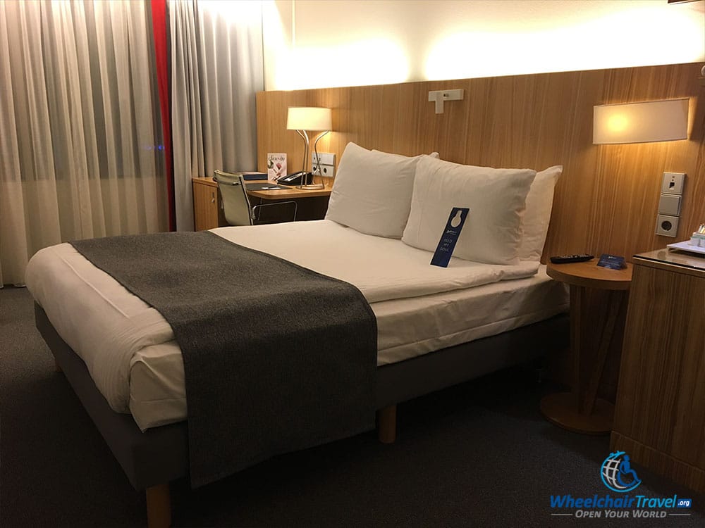 Full- or double-sized bed at Radisson Blu Waterfront Hotel Stockholm.