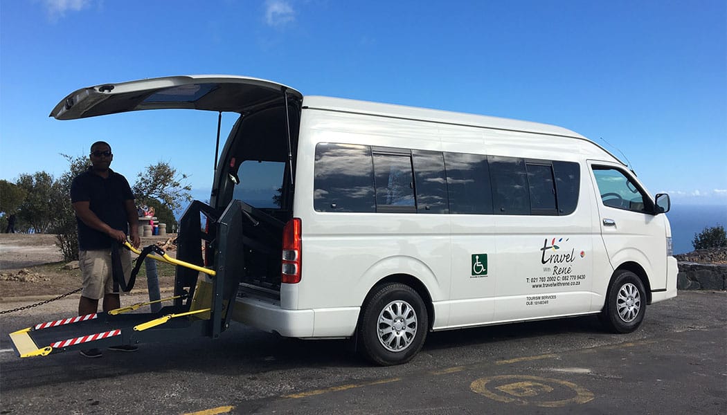 Wheelchair taxis in Cape Town, South Africa