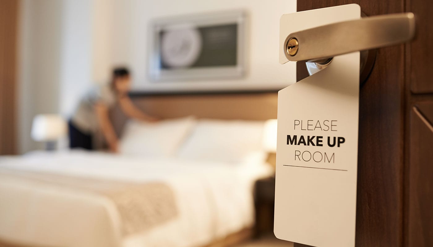 What is the etiquette for tipping hotel housekeepers?