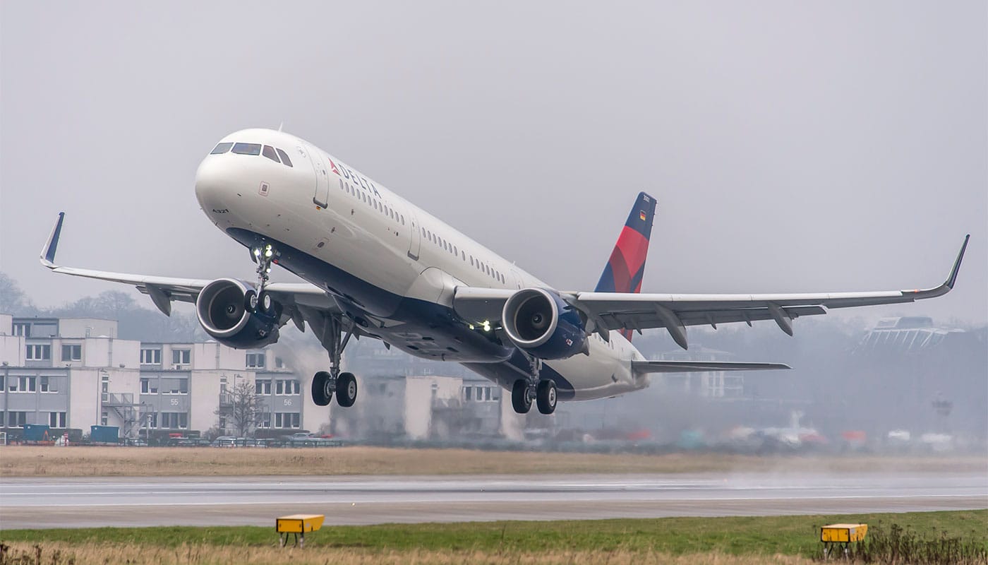 Delta Air Lines aircraft.