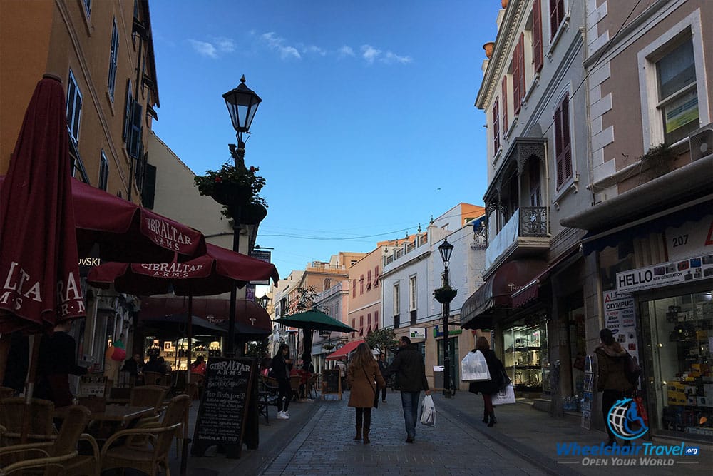 Main Street in Gibraltar