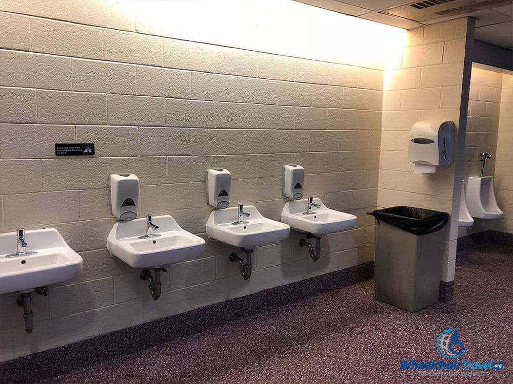 Bathroom sinks at Phillies ballpark.