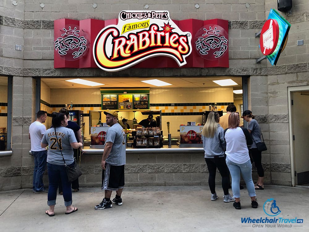 Crabfries stand at PNC Park.