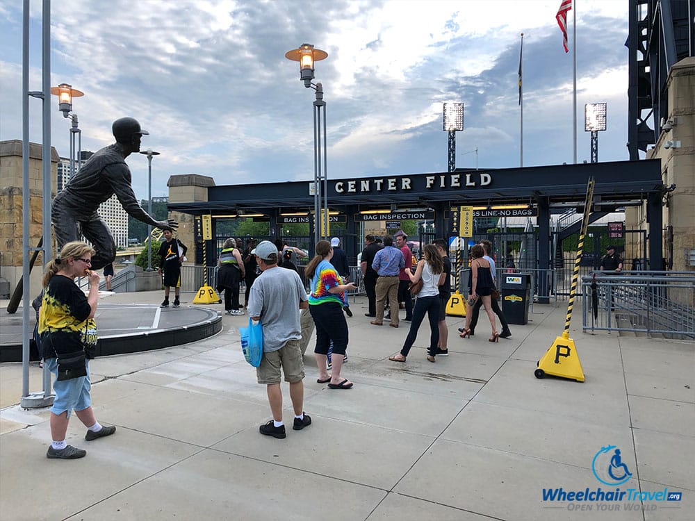 PNC Park entry gate at center field.