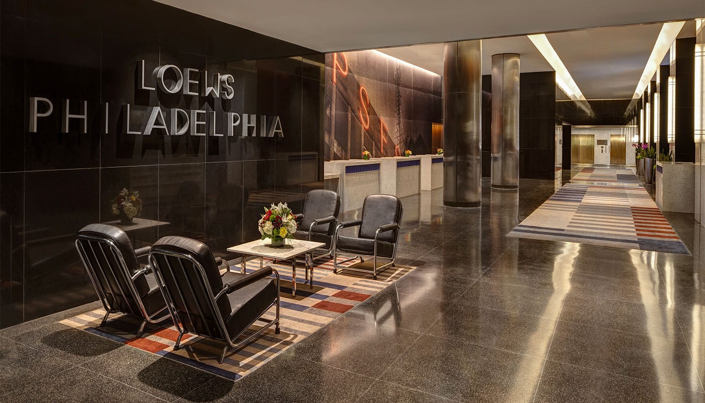 Loews Philadelphia Hotel is wheelchair accessible.