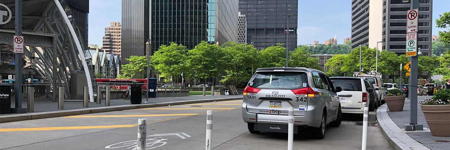 Wheelchair taxis in Pittsburgh.