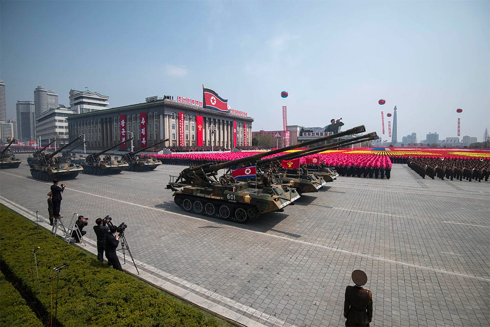 Military parade in North Korea in 2017. | Photo courtesy The INQUIRER.