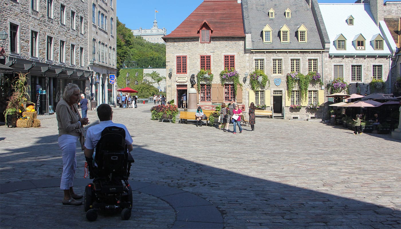 Old Quebec has been restored to its historical beauty.