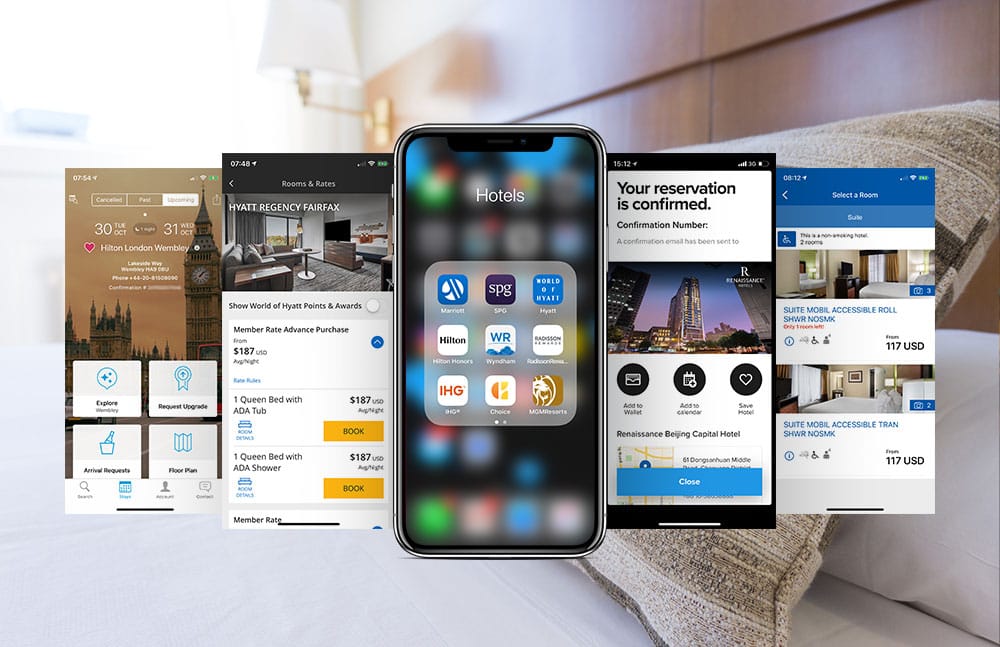 Smartphone apps for hotels and resorts.