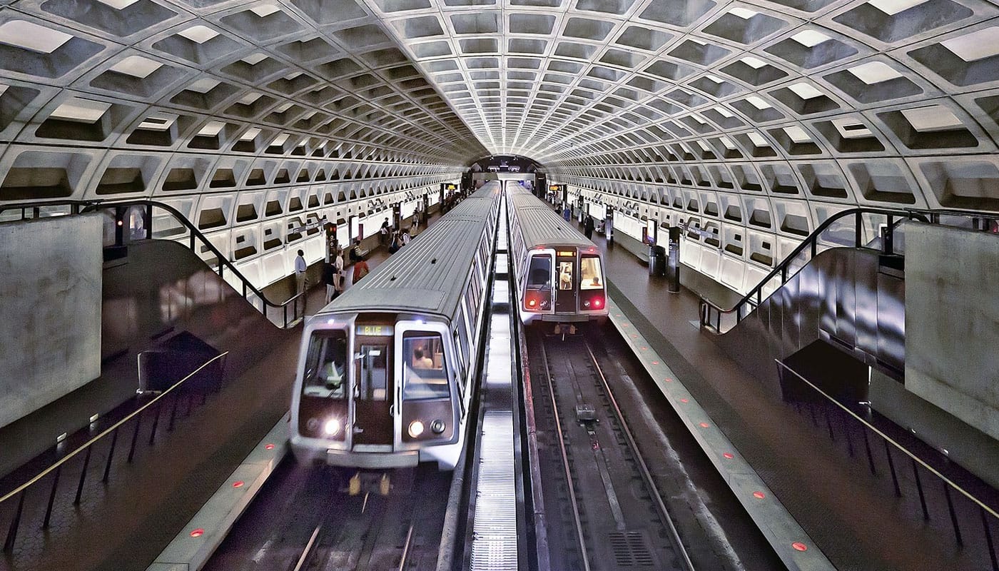 Metro rail trains in Washington, D.C.