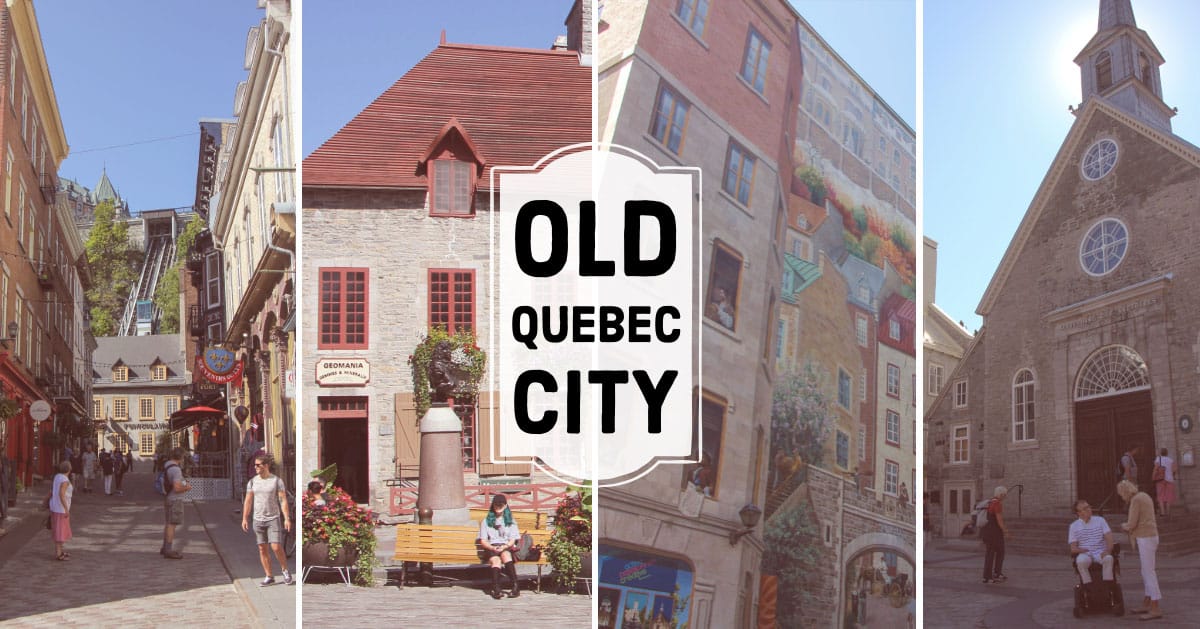 Walking tour of Old Quebec City.