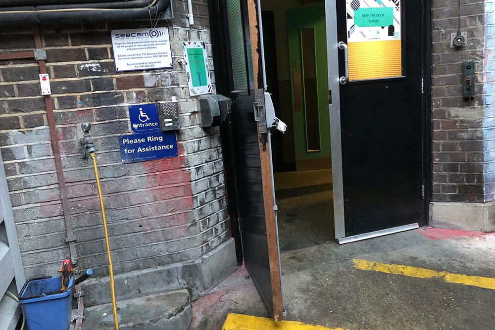 Accessible doorway/entrance.