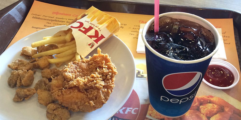 Kentucky Fried Chicken tastes better in Asia.