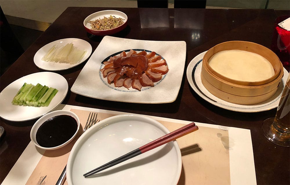 Peking Duck in Beijing, China.