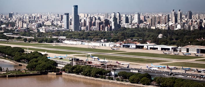 Aeroparque Jorge Newbery.