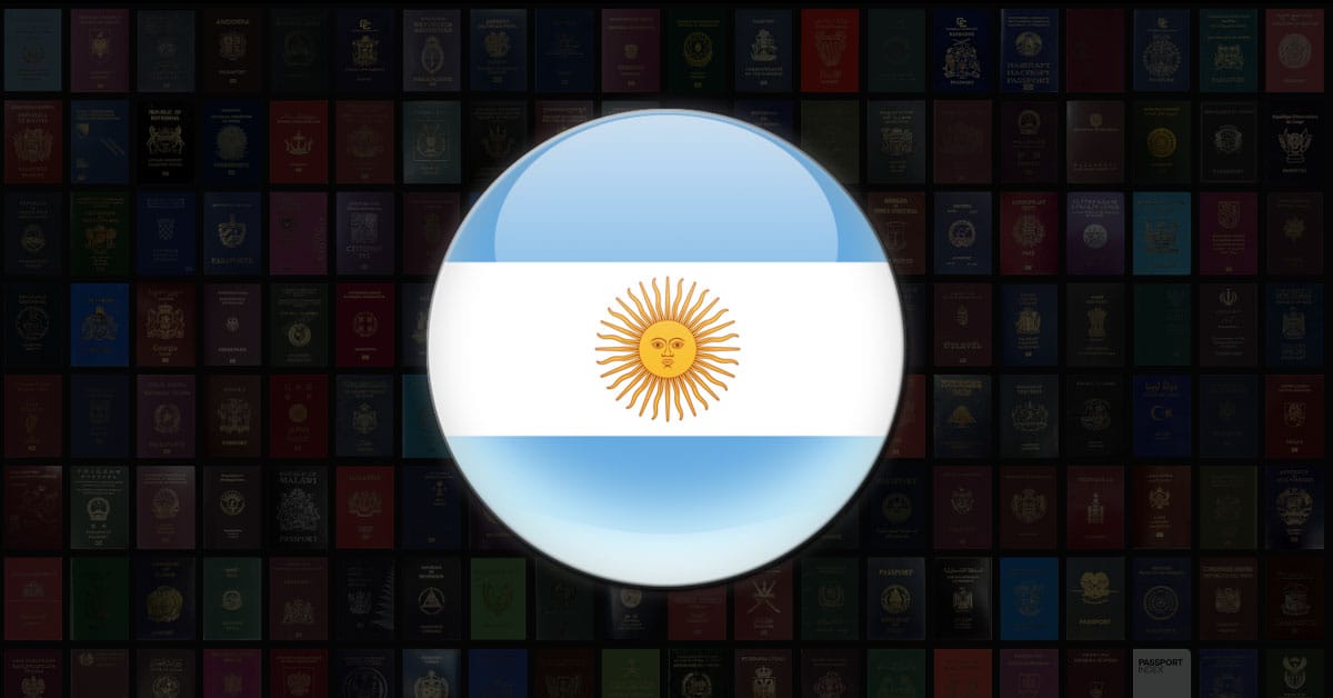 Travel visa requirements for Argentina.