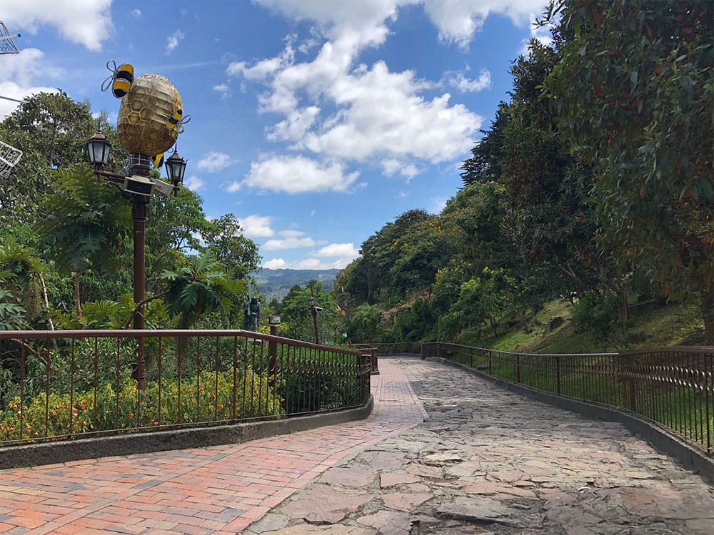 Pathway on Monserrate Hill.