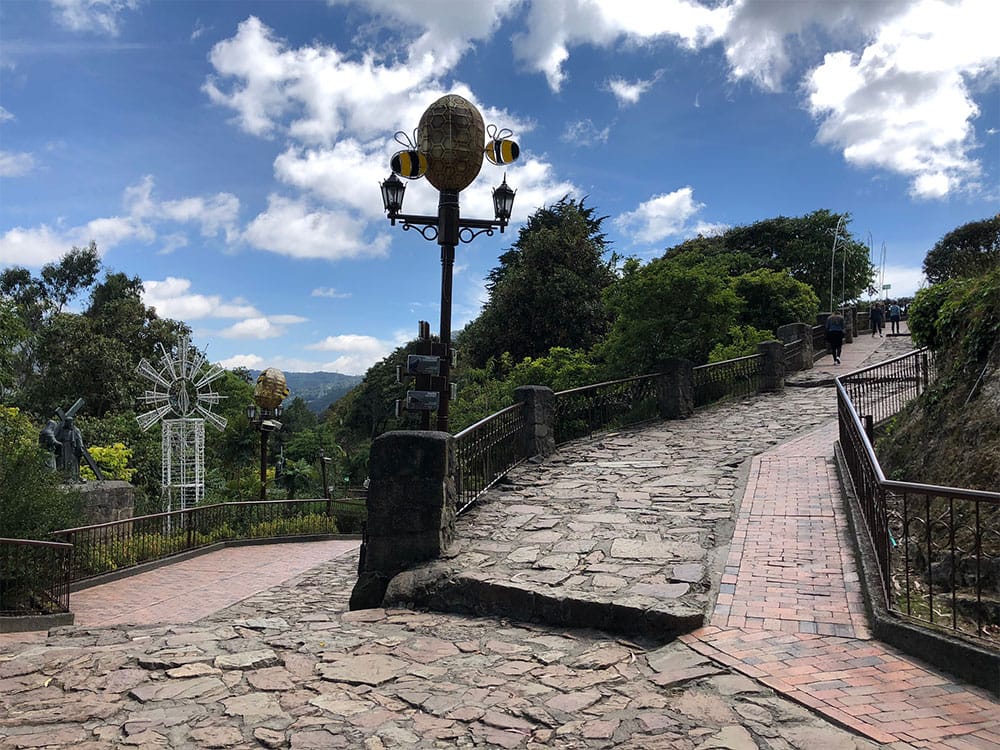 Pathway on Monserrate Hill.