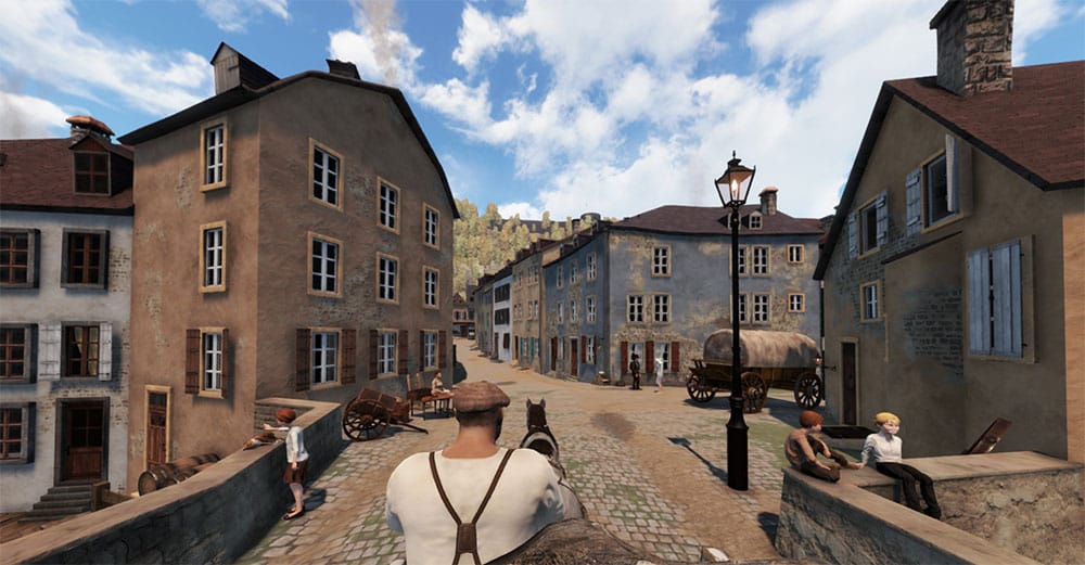 1867 Luxembourg virtual reality environment. | Image courtesy Urban Timetravel.