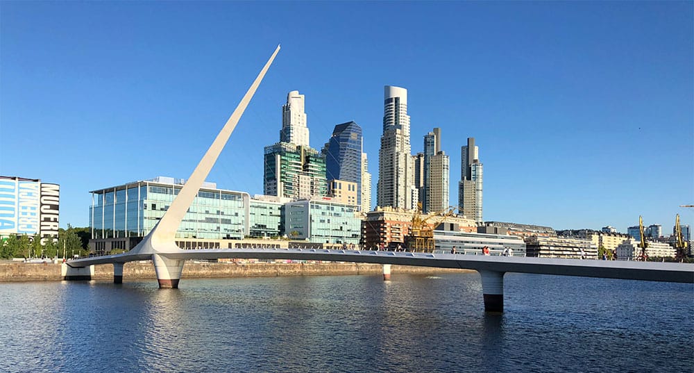 Puente de la Mujer bridge.