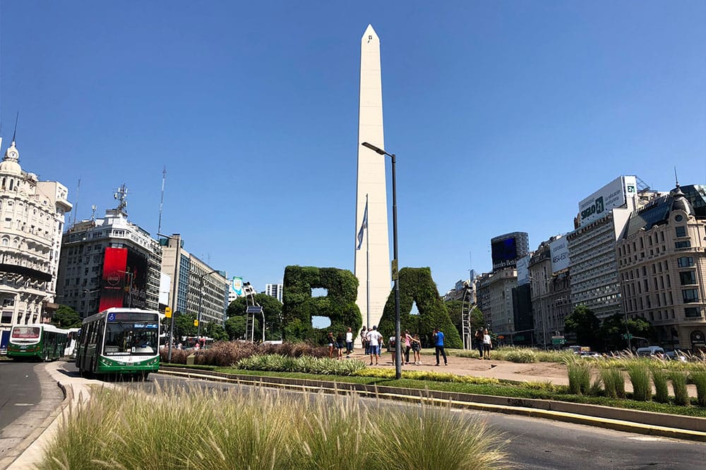 The Obelisco de Buenos Aires in 2019.