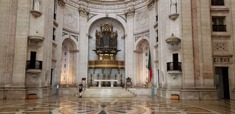 Interior of the National Pantheon.