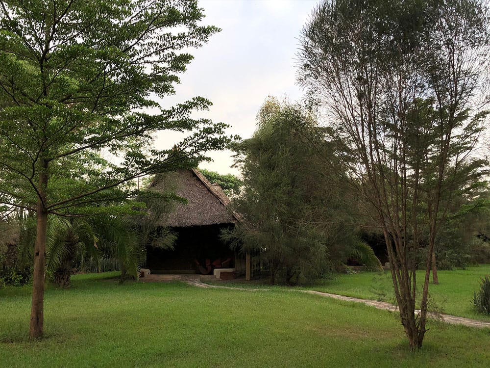 Accessible tent at Flamingo Hill.