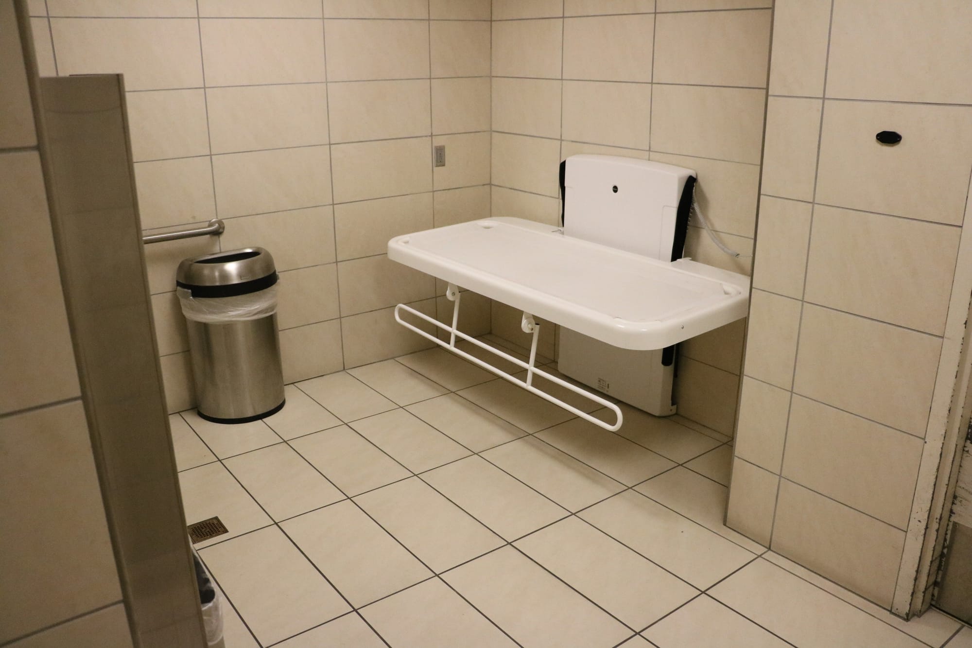 Adult changing table at MCO Airport.