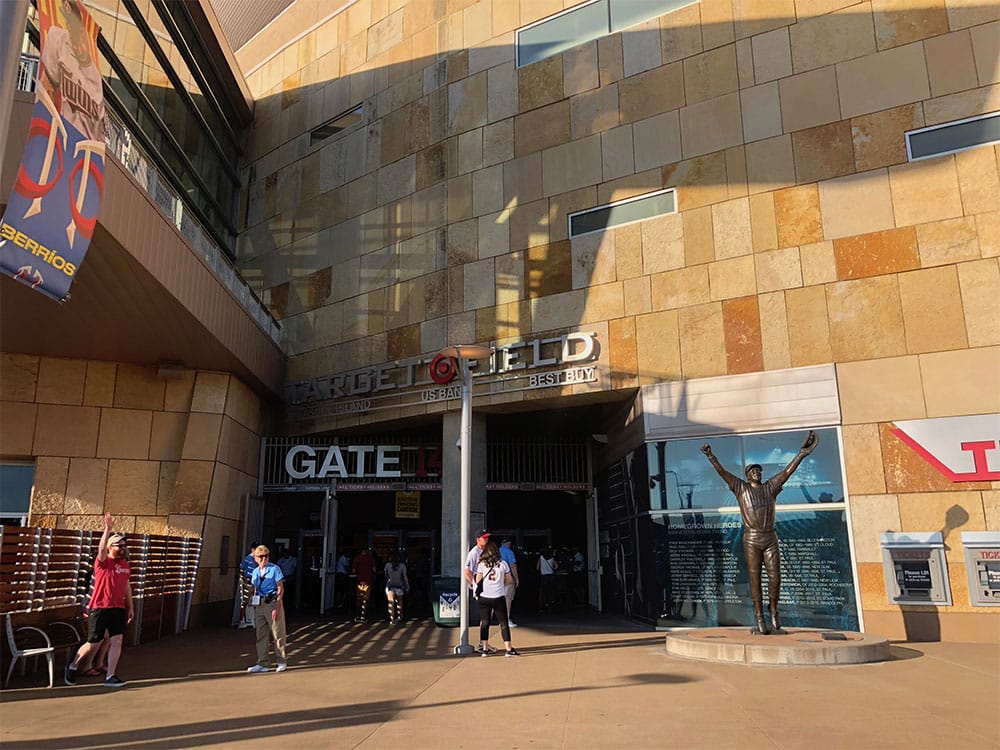 Gate 14 entry at Target Field.