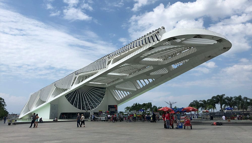 Exterior of the Museum of Tomorrow.