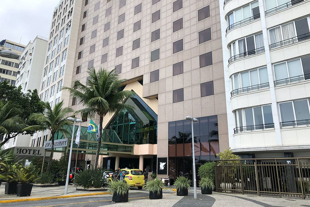 Exterior of JW Marriott Hotel Rio de Janeiro.