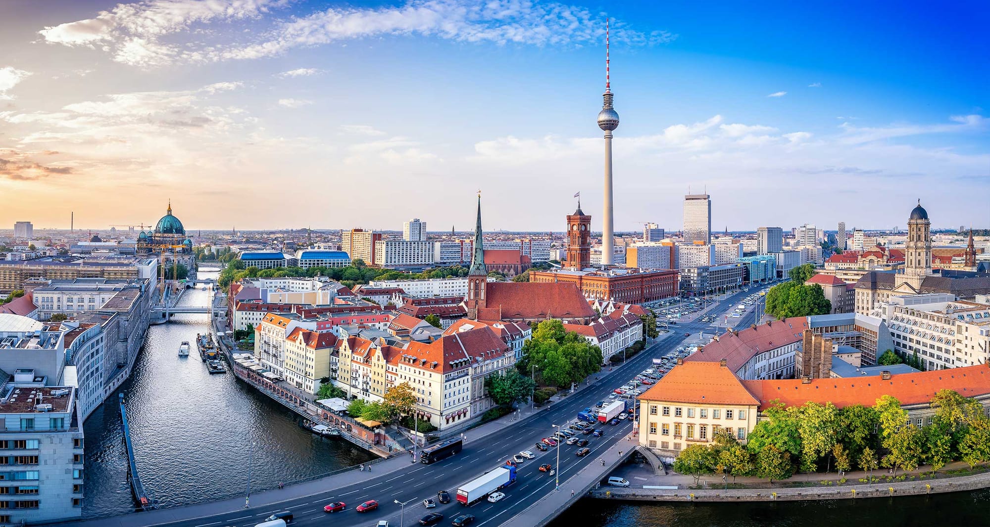 Berlin, Germany skyline.