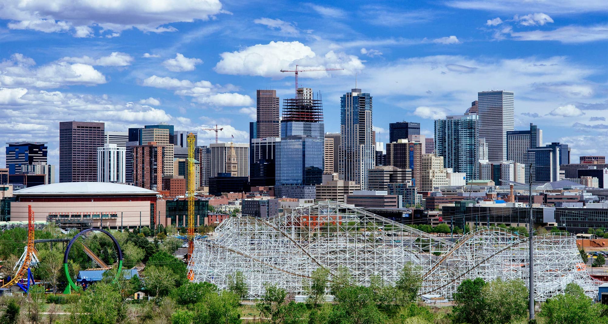 Denver, Colorado skyline.