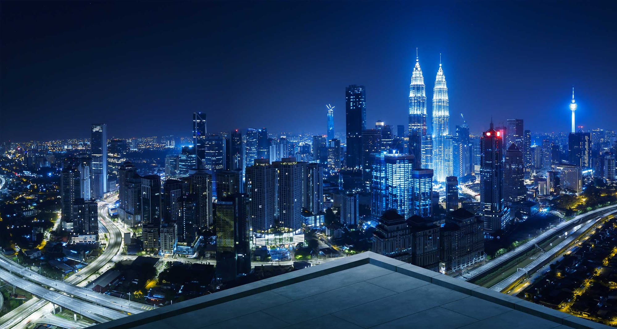 Kuala Lumpur, Malaysia skyline.