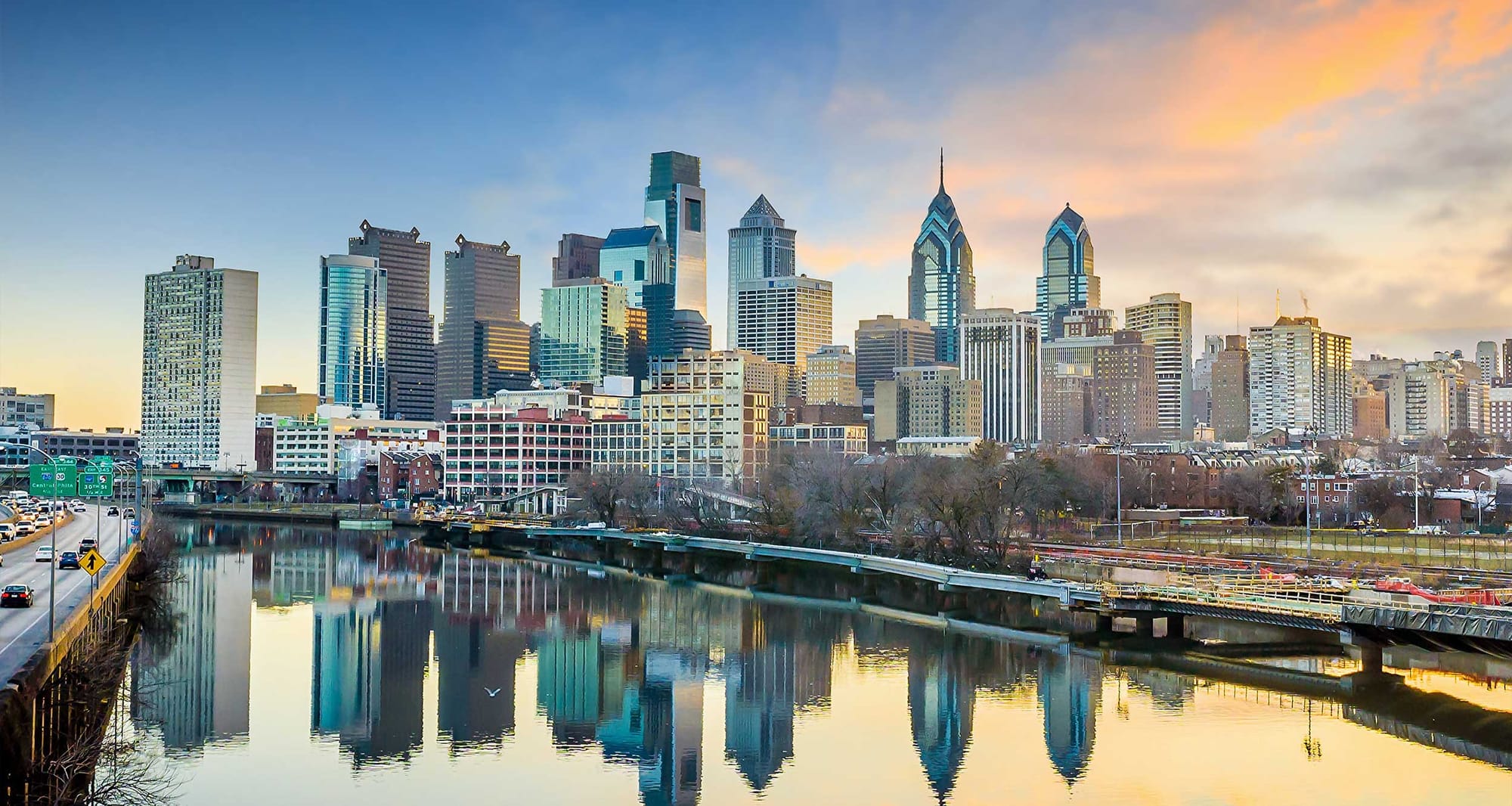 Philadelphia, Pennsylvania skyline.