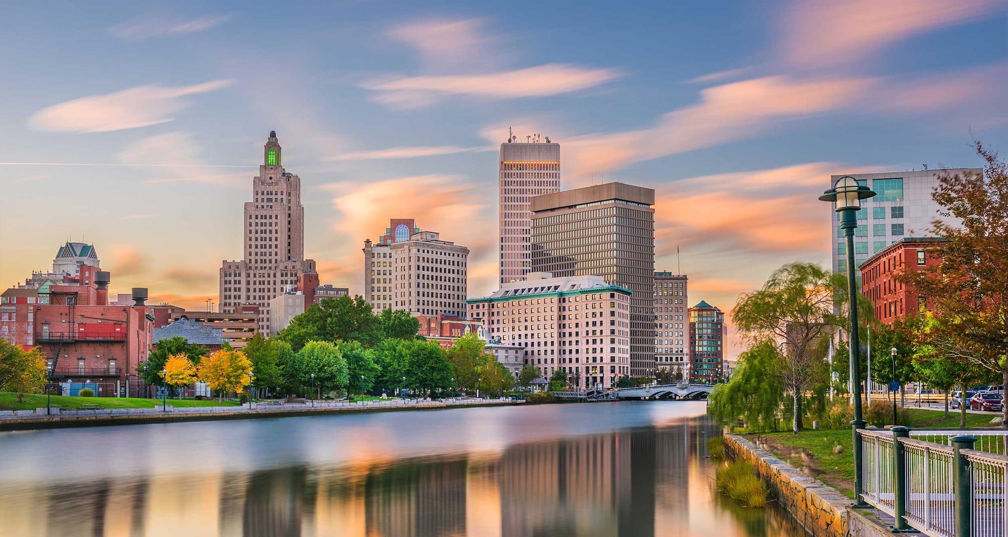 Providence, Rhode Island skyline.