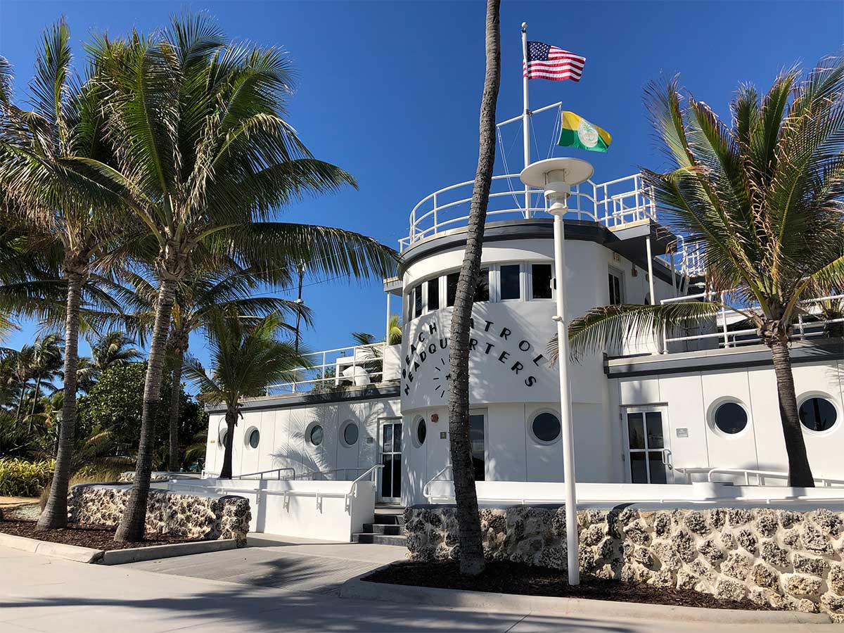 Miami Beach Patrol Headquarters building.