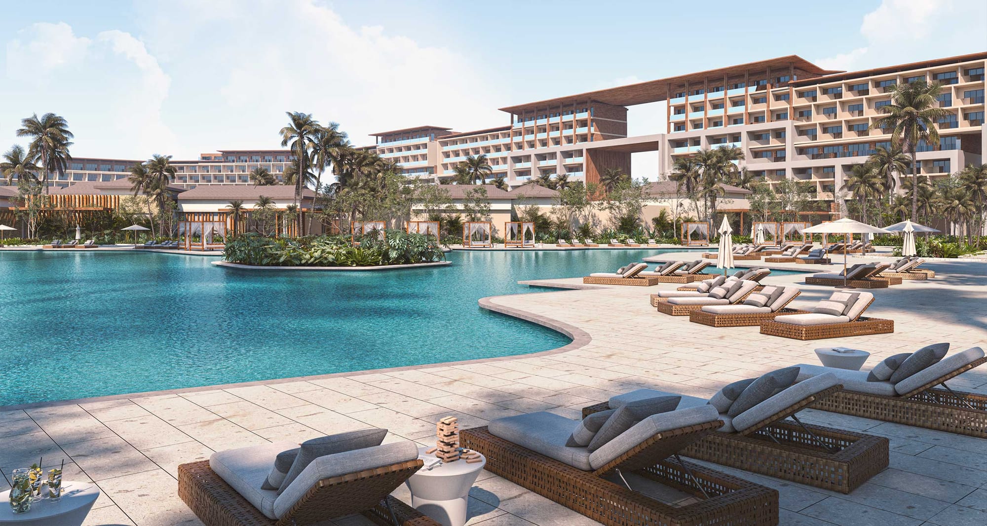 Rendering of the future Marriott Hotel Al Amaterra.