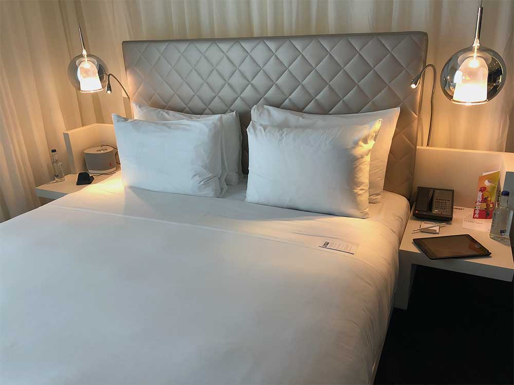 Bed at W London Hotel.