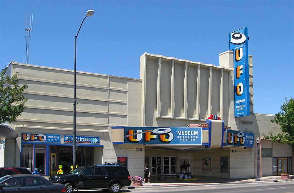 Exterior of UFO Museum in Roswell.