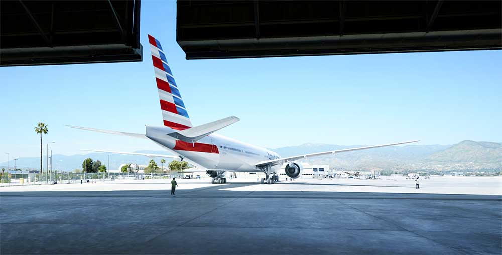 American Airlines Boeing 777-300ER aircraft.