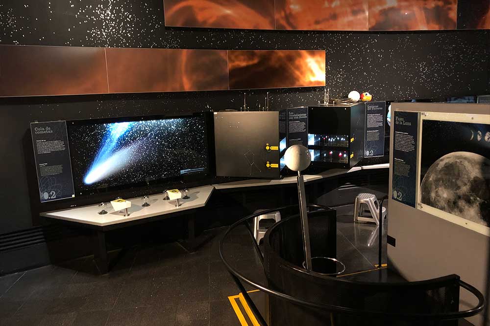 Additional planetarium exhibit.